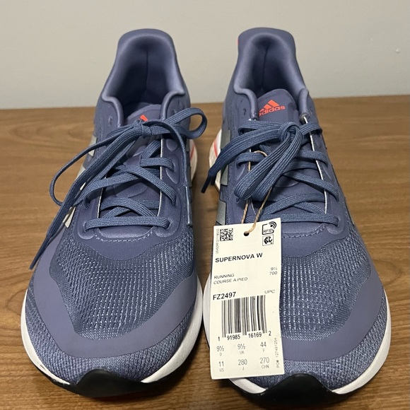 Adidas Supernova Women's Shoes in Violet and Solar Red- Size 11 - Picture 2 of 6